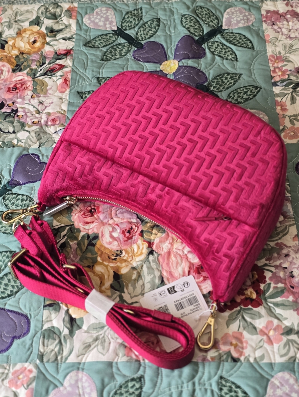 *NWT* LULULEMON City Essentials Small Shoulder Bag 3L L Monogram Velvet - Picture 4 of 8